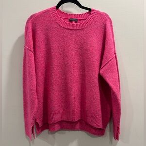 Vince Camuto Bright Pink Crew Neck Sweater